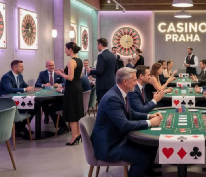 Realizovaný společenský event s hosty v moderním industriálním prostoru.